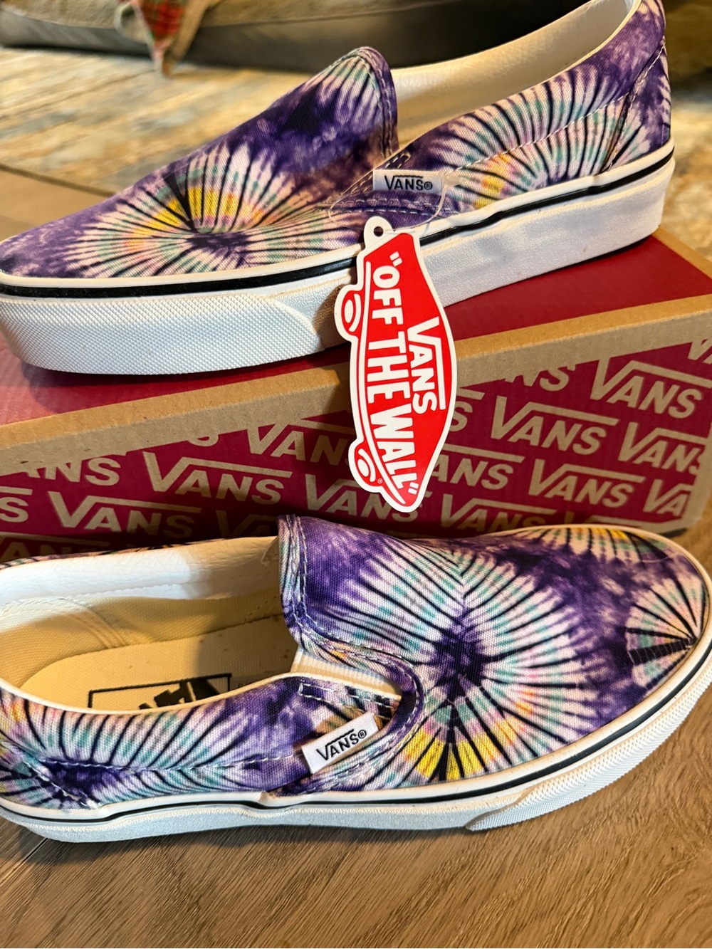 Vans Slip-On Tie-Dye Canvas Sneakers - Purple Multi